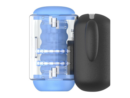 Black Knight Massaging Beads Amovibe - автоматический робот-мастурбатор с массажными шариками